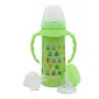 LuvLap 4 in 1 Slim Neck Steel Baby Bottle Cum Sipper with Handle, Made of SS304 Rust Free Steel, BPA Free, Odour Free, Anti Colic Nipple, Spout, Weighted Straw & Cap, Green, 3M+, 240 ml, 2 image