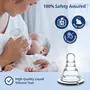 LuvLap Anti-Colic Essential Teat/Nipple for Slim Neck Bottle,4pcs Slow Flow, 0m+, Made of Soft & Flexible Silicone, Ergonomic Shape, Mimics Breastfeeding, Leak Proof, BPA Free, Comes with Sturdy Base, 3 image