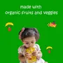 Happa Organic Food, Fruit Puree (Pack of 6, Sweet Potato + Spinach, Sweet Potato + Mango + Pear) Stage 3, 6 Pouches, 100 Gram Each, 6 image