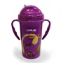 Luvlap Tiny Giffy Sipper, 300ml with Slim Neck Feeding Bottle, 250ml, 3 image