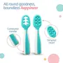 LuvLap Yum Yum Weaning Pre-Spoon, Bpa Free Silicone Self Feeding Baby Spoon Set (Stage One + Stage Two) Baby Led Weaning Spoon for Kids Ages 6 Months+, Baby Utensil, 100 Millimeter, 5 image
