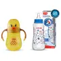 Luvlap Naughty Duck Sipper, 280ml with Slim Neck Feeding Bottle, 250ml, 2 image
