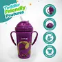Luvlap Tiny Giffy Sipper, 300ml with Slim Neck Feeding Bottle, 250ml, 4 image
