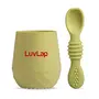 Luvlap Baby & Toddler Silicone Spoon & Training Cup Set, Silicone Food/Fruit Nibbler, 3 image