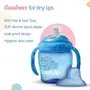 LuvLap Hippo Spout Sipper for Infant/Toddler, 225ml, Anti-Spill Sippy Cup with Soft Silicone Spout BPA Free, 6m+ (Blue), 4 image
