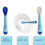 Luv Lap Feeding Spoon with Squeezy Food Grade Silicone Feeder Bottle, 90ml, BPA Free,Blue & Tiny Love Heat Sensitive Baby Feeding Spoon Set, BPA Free, 2 Pcs, Blue, 8 image