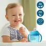LuvLap Plastic Baby Food and Fruit Feeder Twin Pack with Three Feeder Sack Sizes, Bpa Free, Green & Pink & Hippo Sipper Blue - Bpa Free, 8 image