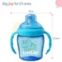 LuvLap Hippo Spout Sipper for Infant/Toddler, 225ml, Anti-Spill Sippy Cup with Soft Silicone Spout BPA Free, 6m+ (Blue), 7 image
