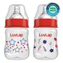 Luvlap Tiny Giffy Sipper, 300ml with Wide Neck Feeding Bottle, 250ml, 6 image