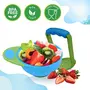 LuvLap Baby Food Grinding Cum Feeding Bowl (Green & Blue) & LuvLap Silicone Food/Fruit Nibbler, 4 image