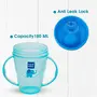 Mee Mee Plastic Easy Grip BPA-Free Anti Spill Sipper Cup with Twin Handle Spout for Baby (Blue, 180ml), 6 image