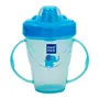 Mee Mee Plastic Easy Grip BPA-Free Anti Spill Sipper Cup with Twin Handle Spout for Baby (Blue, 180ml), 2 image