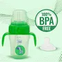 Mee Mee Caring Baby Wet Wipes, Aloe Vera, 72 Pieces (Pack of 5) & Baby Gentle Wet Wipes with Lemon extracts |72 pcs| Pack of 3 & 210ml 2 in 1 Spout and Straw Sipper Cup (Green), 8 image