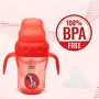 Mee Mee Baby Trainer Sippy Cup | Soft Spout, Leakproof Sipper for Toddlers | Dual Handle for Easy Grip | Non -Toxic, Lightweight & BPA Free, Red (240 Ml), 4 image