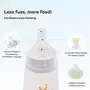 Mylo Baby 2 in 1 Feeding Bottle with Spoon (250 ml) for New Born Baby | Anti Colic & BPA Free Feeding Bottles | Feels Natural Baby Bottle | Easy Flow Neck Design- Grey Girrafe, 5 image