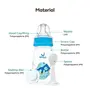 Mylo Baby 2 in 1 Feeding Bottles with Spoon for New Born Baby (125ml + 250ml) | Anti Colic & BPA Free Feeding Bottles | Feels Natural Baby Bottle | Easy Flow Neck Design- Bear + Sky Blue, 3 image