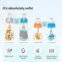 Mylo Baby 2 in 1 Feeding Bottle with Spoon (125 ml) for New Born Baby | Anti Colic & BPA Free Feeding Bottles | Feels Natural Baby Bottle | Easy Flow Neck Design- Orange Lion, 8 image