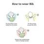 superbottoms Waterproof Cloth Bib, Reversible Bib (2 Prints in 1), Apron Style Bib, Full Coverage Bib with Breadcrumb Catcher, Mess-Free Feeding, 6m to 4y, 5 image