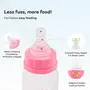 Mylo Baby Feeding Bottle (125 ml) for New Born Baby | Anti Colic & BPA Free Feeding Bottles | Feels Natural Baby Bottle | Easy Flow Neck Design- Plain Pink, 4 image