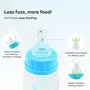 Mylo Baby Feeding Bottle (125ml + 250ml) for New Born Baby | Anti Colic & BPA Free Feeding Bottles | Feels Natural Baby Bottle | Easy Flow Neck Design- Sea Green + Sky Blue, 4 image