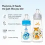 Mylo Baby 2 in 1 Feeding Bottles with Spoon for New Born Baby (125ml + 250ml) | Anti Colic & BPA Free Feeding Bottles | Feels Natural Baby Bottle | Easy Flow Neck Design- Bear + Elephant, 3 image