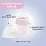Chicco Natural Feeling 150ml Baby Milk Feeding Bottle with Wide Neck, Anti-Colic for Easy Milk Flow, for Babies & Toddlers 0m+ (Pink), 7 image