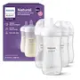 AVENT Philips Natural Baby Bottle With Natural Response Nipple, Clear, 11Oz, 4Pk, Scy906/04, 2 image