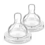 Philips Avent Classic Teat One Slot Variable Flow - 3months+ (2Pc. Pack), 2 image