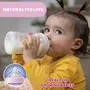 Chicco Natural Feeling 330ml Baby Milk Feeding Bottle with Wide Neck, Anti-Colic for Easy Milk Flow, for Babies & Toddlers 6m+ (Pink), 7 image