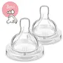 Philips Avent Classic Teat One Slot Variable Flow - 3months+ (2Pc. Pack), 3 image