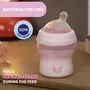 Chicco Natural Feeling 150ml Baby Milk Feeding Bottle with Wide Neck, Anti-Colic for Easy Milk Flow, for Babies & Toddlers 0m+ (Pink), 6 image