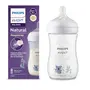 Philips Avent Natural Baby Feeding Bottle | No.1 Brand Recommended by Moms Worldwide | Ideal for 1 months+| Natural Response Technology Mimics Breastfeeding | Uniquely Designed Nipple releases milk only when baby drinks | Pack of 1 | SCY903/67, 2 image