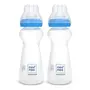 Mee Mee Baby Feeding Bottle 250ml |BPA-Free Baby Milk Bottle with Eazy Flo Technology, Anti-Colic Valve, Non Toxic and Easy to Hold Grooved Design for New Born/Infants/Toddler Upto 3 Years (Blue, Pack of 2), 2 image