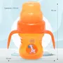 Mee Mee 2 in 1 Convertible Soft Spout & Straw Sipper Cup | Anti Spill, BPA-Free & Non-Toxic | Easy to Hold Detachable Handle | Unbreakable, Anti Leak Lock Bottle with Cap for Kids | 150 ml (Orange), 7 image
