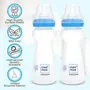 Mee Mee Baby Feeding Bottle 250ml |BPA-Free Baby Milk Bottle with Eazy Flo Technology, Anti-Colic Valve, Non Toxic and Easy to Hold Grooved Design for New Born/Infants/Toddler Upto 3 Years (Blue, Pack of 2), 5 image