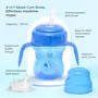 Mee Mee Anti Spill, Interchangeable Sipper/Sippy Cup 150ml with Soft Silicone Spout and Straw BPA Free, 6m+ (Blue), 5 image