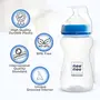 Mee Mee Baby Feeding Bottle 250ml |BPA-Free Baby Milk Bottle with Eazy Flo Technology, Anti-Colic Valve, Non Toxic and Easy to Hold Grooved Design for New Born/Infants/Toddler Upto 3 Years (White), 5 image
