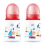 Mee Mee Baby Feeding Bottle 125ml |BPA-Free Baby Milk Bottle with Eazy Flo Technology, Anti-Colic Valve, Non Toxic and Ergonomic Design for New Born/Infants/Toddler Upto 3 Years (Red, Pack of 2), 2 image