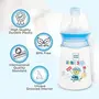 Mee Mee BPA-Free Baby Feeding Bottle, Eazy Flo Technology, Anti-Colic Valve, 0-3 Years (Blue, 130 ML (Pack of 1)), 5 image