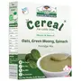 TummyFriendly Foods Certified Organic Oats, Sprouted Green Moong, Spinach Porridge Mix | Oats for Baby Food | Made of Sprouted Whole Green Moong, Oats and Baby Spinach | 400g, (200g each pack), 5 image
