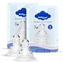 BUMTUM Nurture Anti Colic Teat/Nipple for Narrow Neck Bottle |4pcs- Small Size |Bottle Nipple for Baby, 6m+ | Soft & Flexible Silicone| Leak Proof, Bpa Free, 2 image