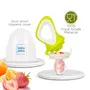 Mee Mee Fruit and Food Nibbler with Silicone Sack, Green, 6 image