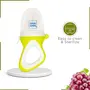 Mee Mee Fruit and Food Nibbler with Silicone Sack, Green, 7 image