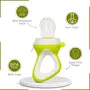 Mee Mee Fruit and Food Nibbler with Silicone Sack, Green, 9 image