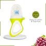 Mee Mee Fruit and Food Nibbler with Silicone Sack, Green, 12 image